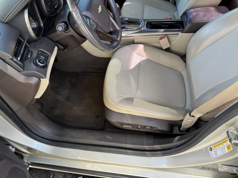 Chevrolet Traverse driver area after detailing