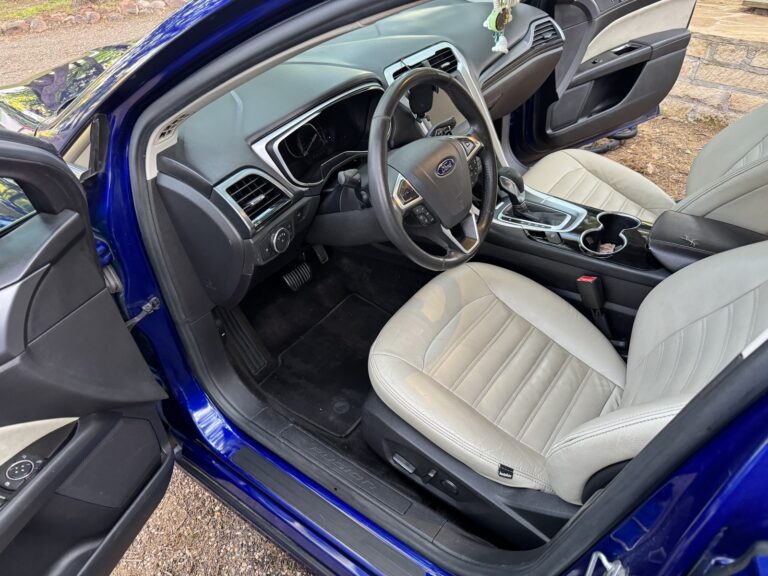 Ford Fusion driver area after detailing