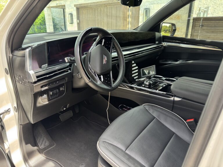 Cadillac Escalade driver area after detailing