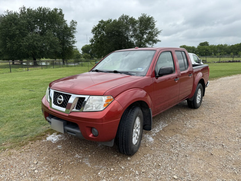 Nissan Frontier exterior after detailing