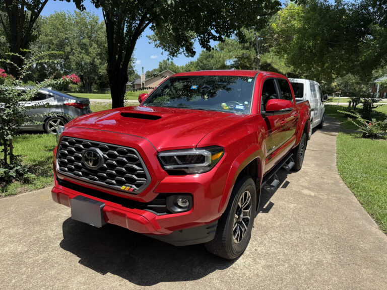 Toyota Tacoma exterior after detailing